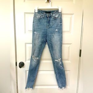 High Rise Ankle Skinny Jean